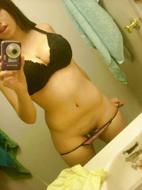 8P Black Bra Thong