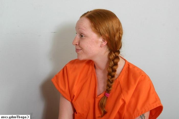 16P redhead teen in a prison cell with another inmate