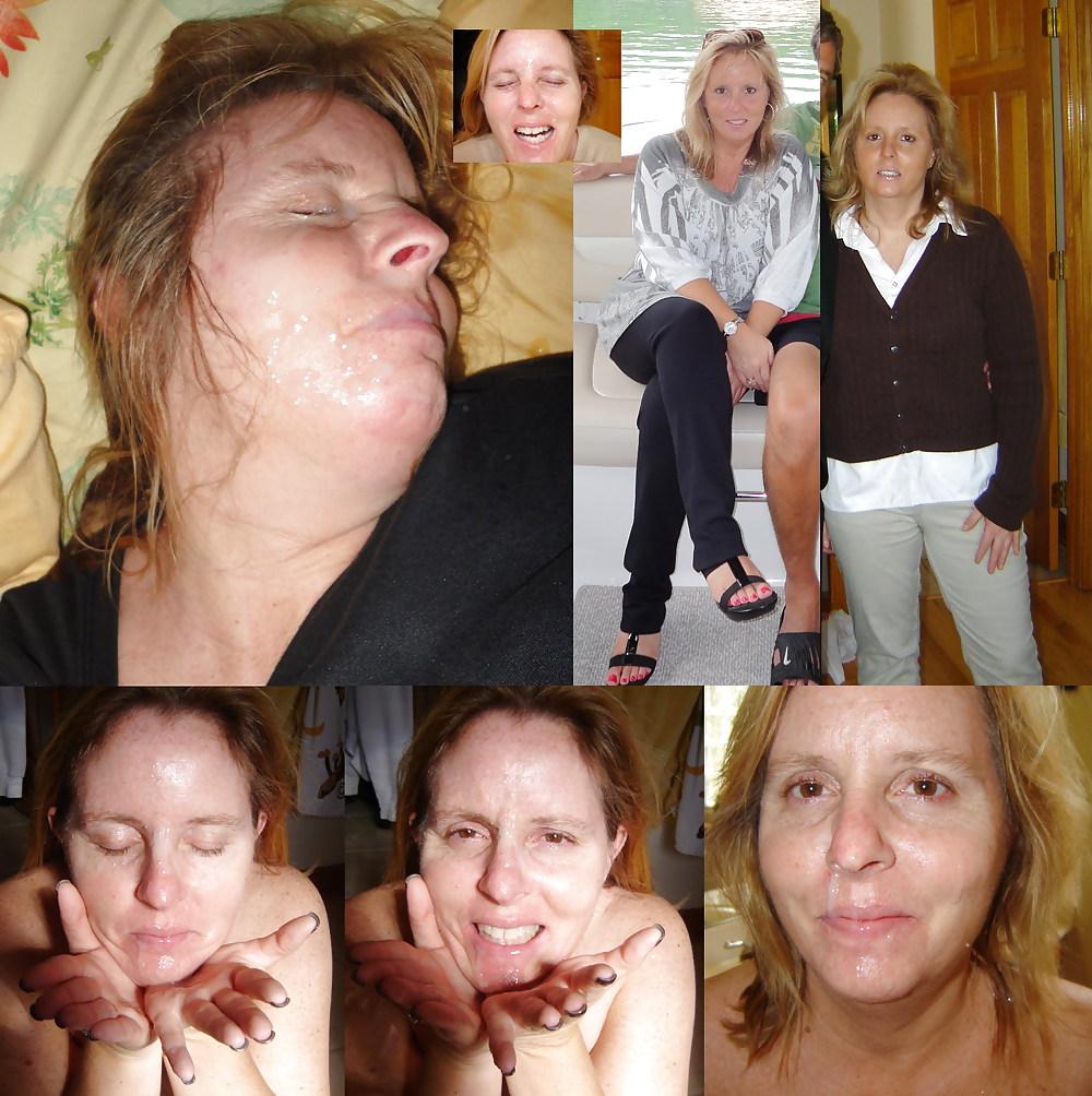 10P Amateur women with and with out facial