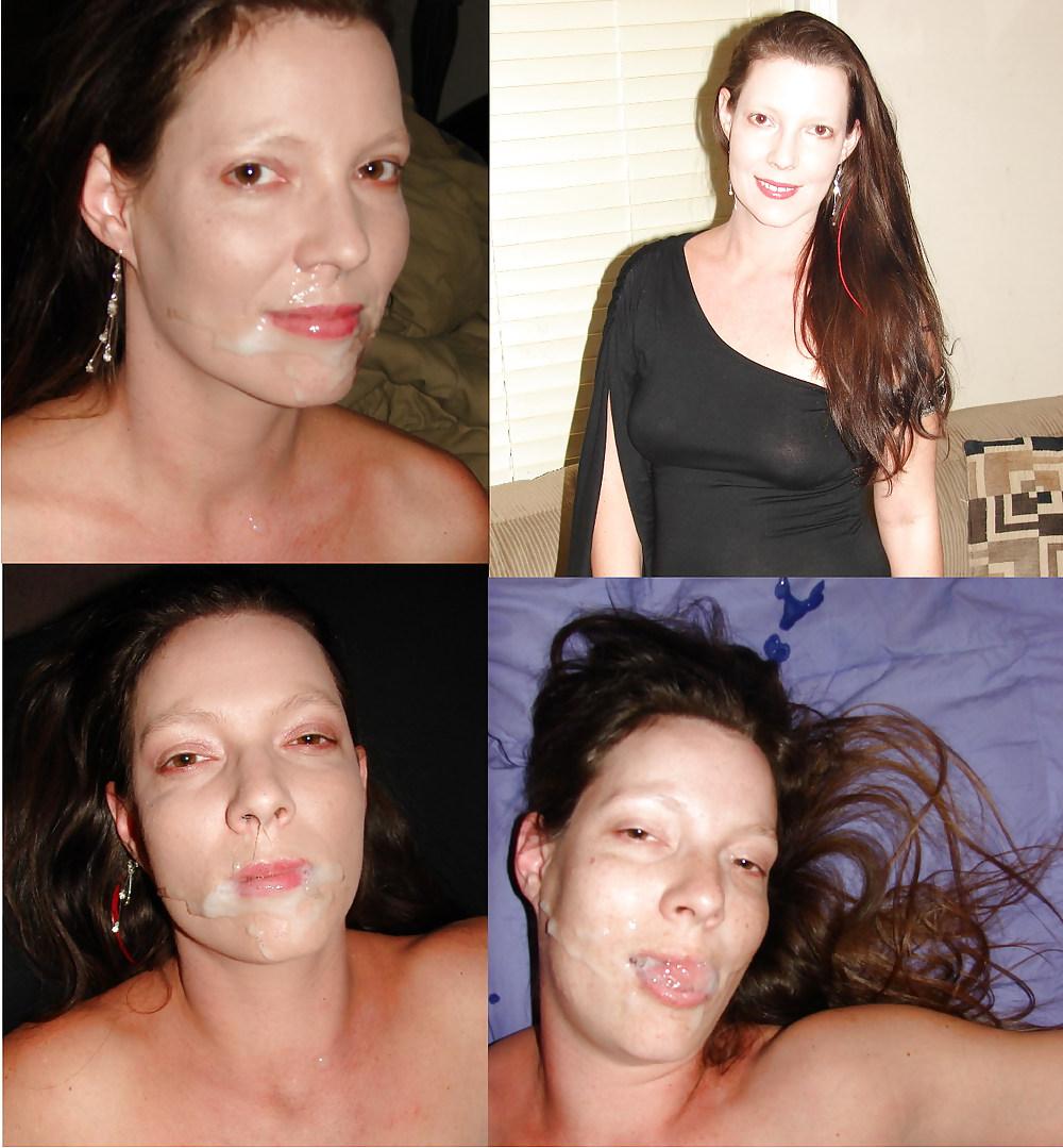 10P Amateur women with and with out facial