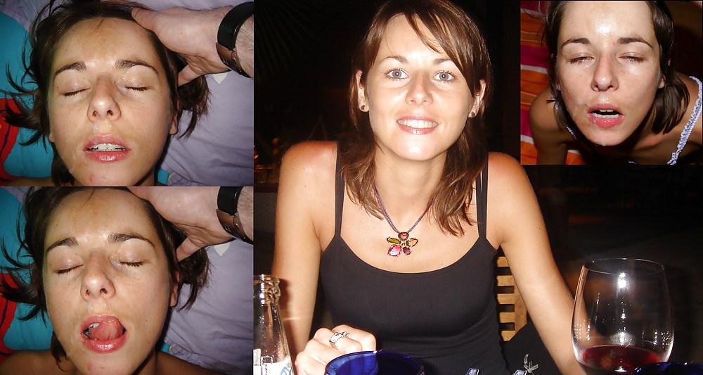 10P Amateur women with and with out facial