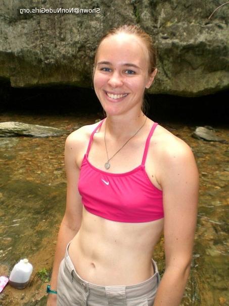 20P Real teen girls in sports bras