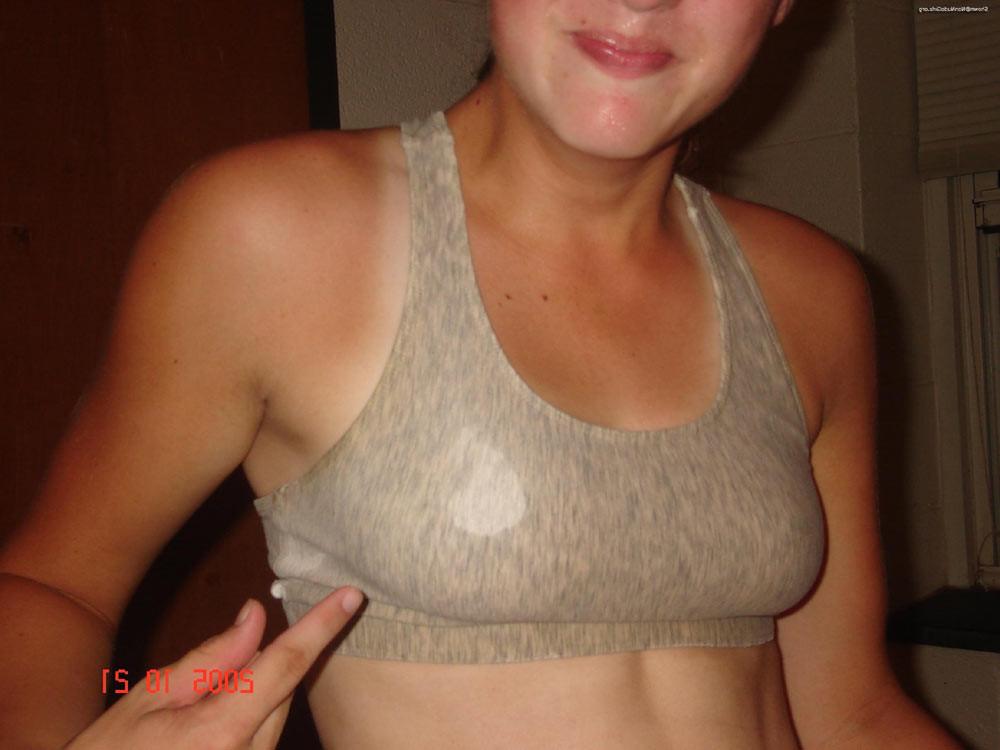 20P Real teen girls in sports bras