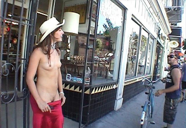 18P My boyfriend dared me to walk around naked.