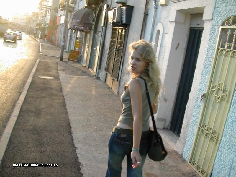15P Petite blonde teenage girlfriend poses in panties