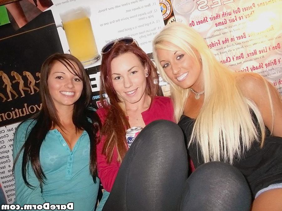 15P Three horny nude college freshmen girlfriends fuck in dorm room