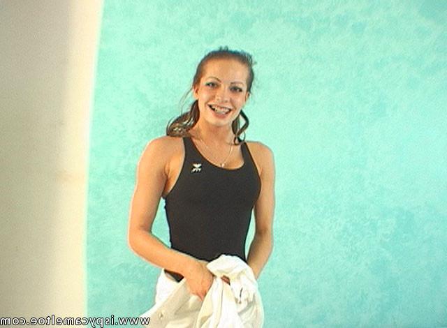 17P Young cutie in braces has her shaved camel toe eaten and fucked