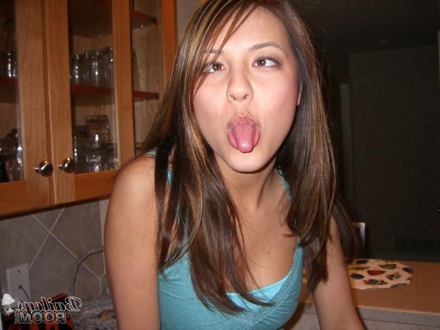 15P Cute Bailey making funny faces in pink panties and socks