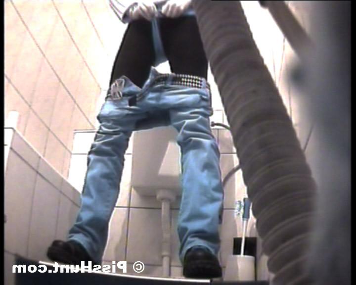 14P Two peeing girls unaware of spy cam in toilet