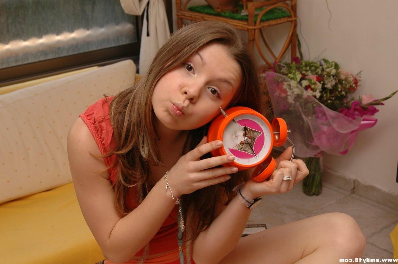 15P Sweet emily just being goffy in the living room