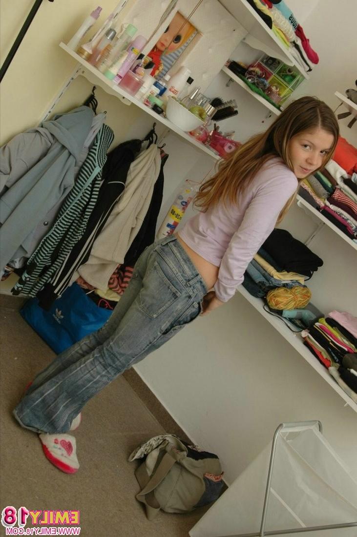 15P Young emily changing clothes