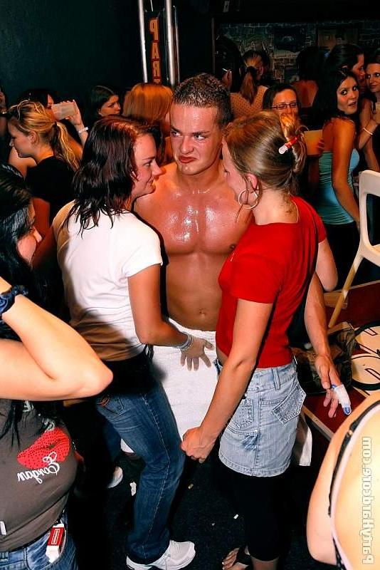 20P Group of young amateurs get topless at cfnm party