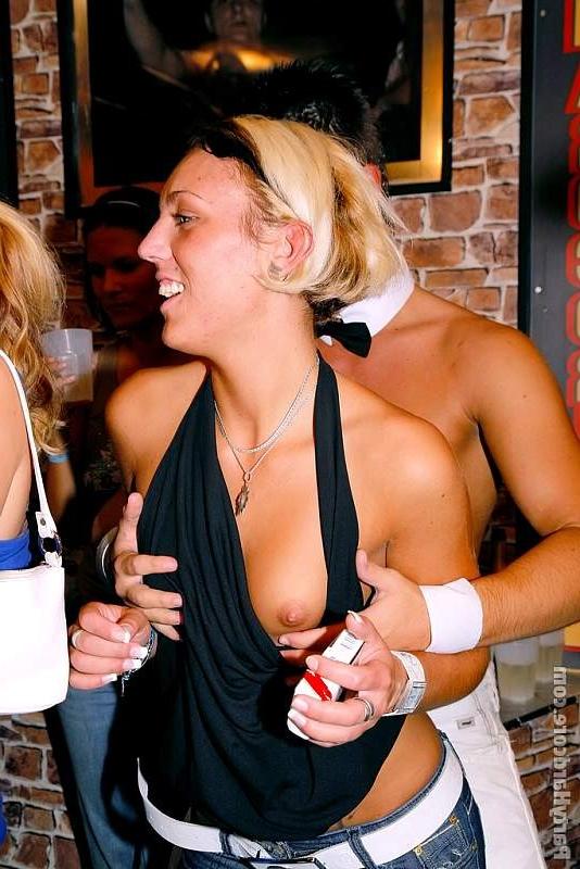 20P Group of young amateurs get topless at cfnm party