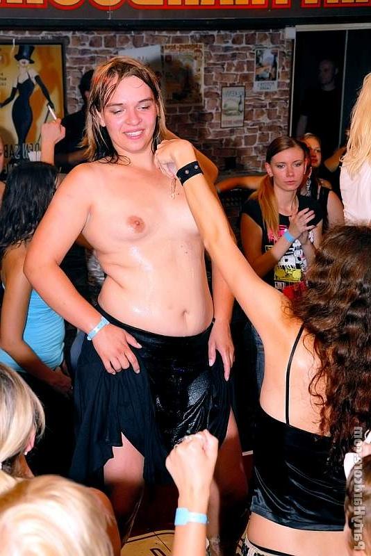 20P Group of young amateurs get topless at cfnm party