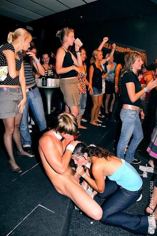 20P Group of young amateurs get topless at cfnm party
