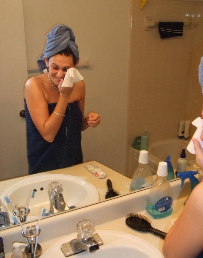 15P Amateur nineteen year old girlfriend in the shower