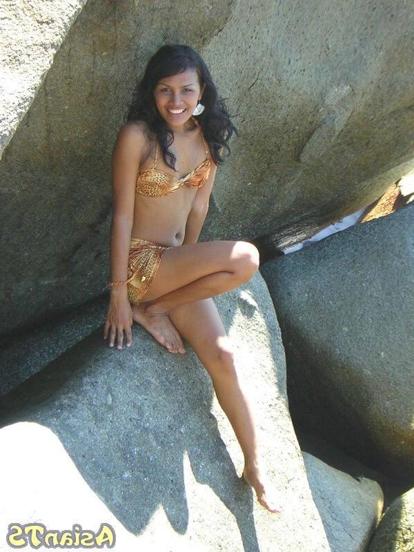 15P Beautiful petite thai ladyboy stripping and posing