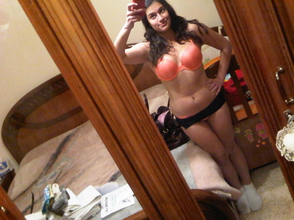 25P Curvy Sexy Lebanese Teen Shows Giant Tits &amp; Meaty Cunt