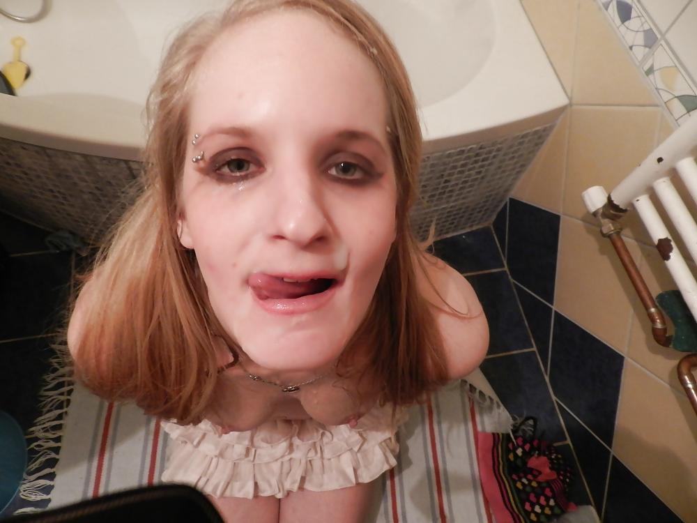 5P Cum on my wifes face!!
