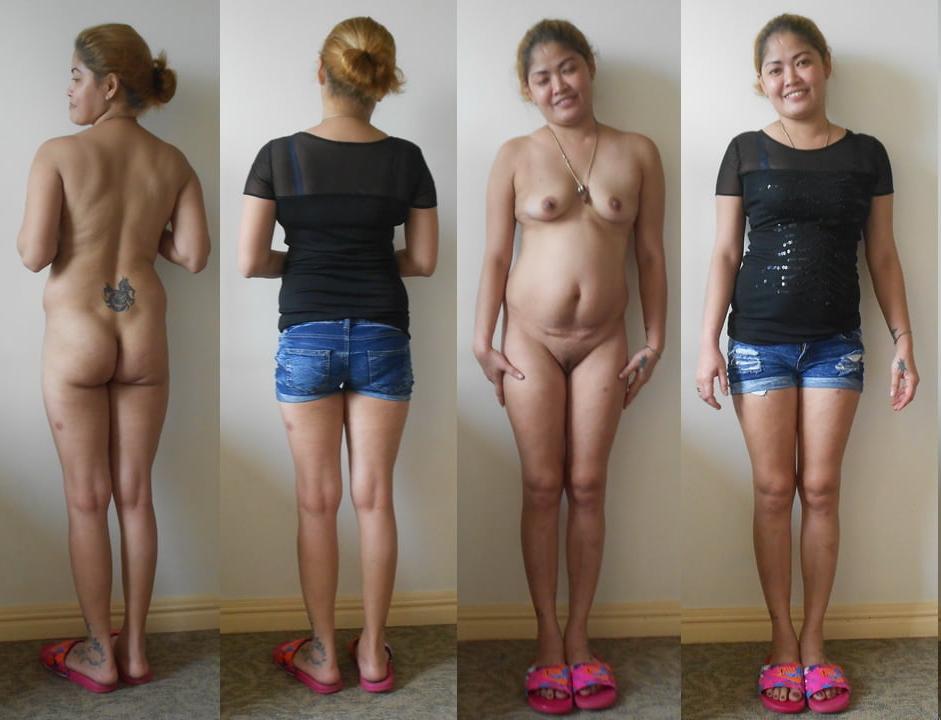 25P Anatomy of girls - Dressed Naked Line up