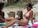 25P Milf moms topless beach