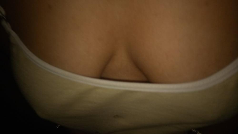 7P Green bra Boobs