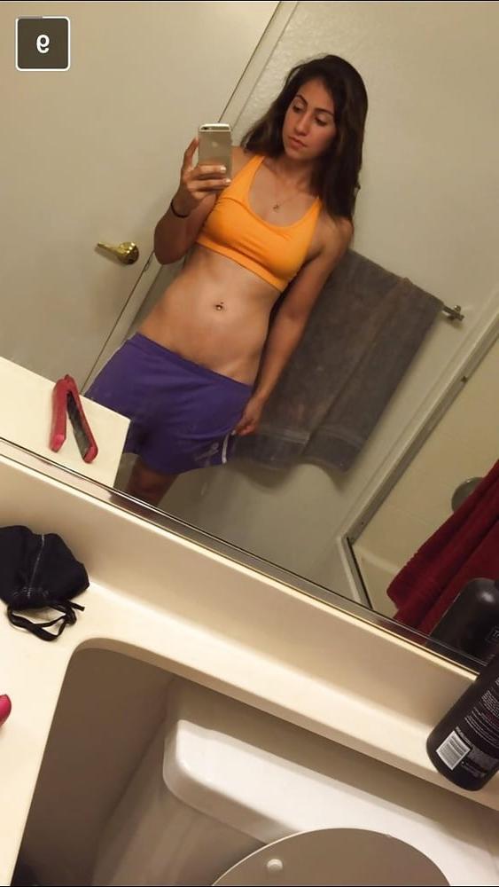 5P Orange Sports Bra Teen