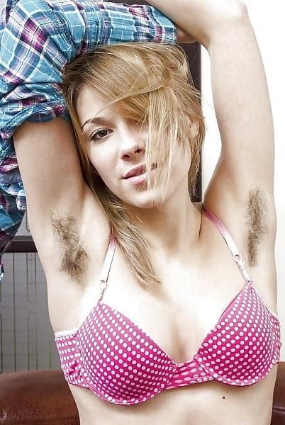 25P Hairy armpits with bra