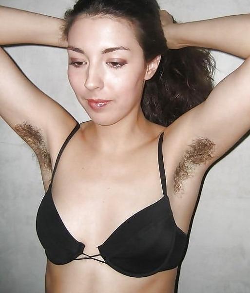 25P Hairy armpits with bra