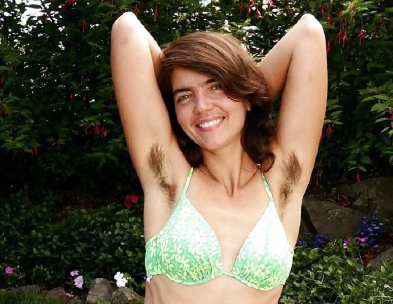 25P Hairy armpits with bra