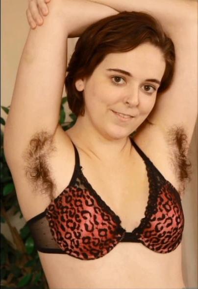 25P Hairy armpits with bra