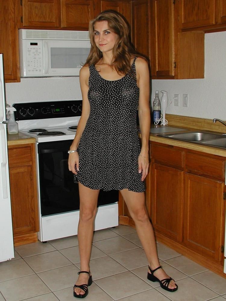 25P Slim MILF Shows Off Petite Body And Giant Hairy Cunt