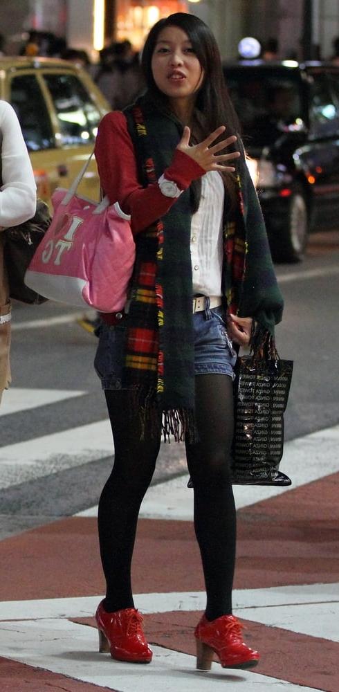 25P Street Pantyhose - Japanese Girls Part 1