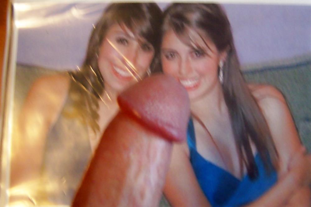 4P Cum on Meagan - again and again