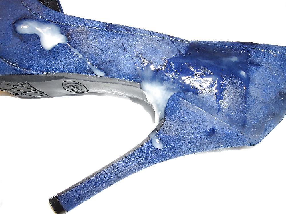 12P Sperma auf Schuhe