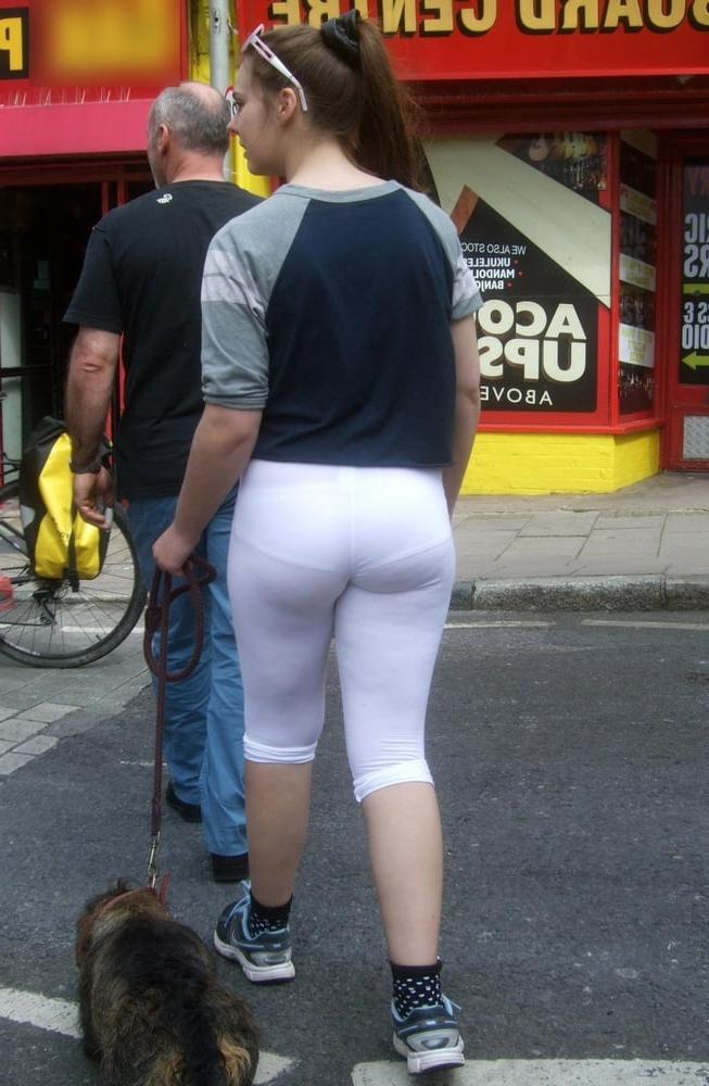 10P Candid #1 - Teen VPL Leggings