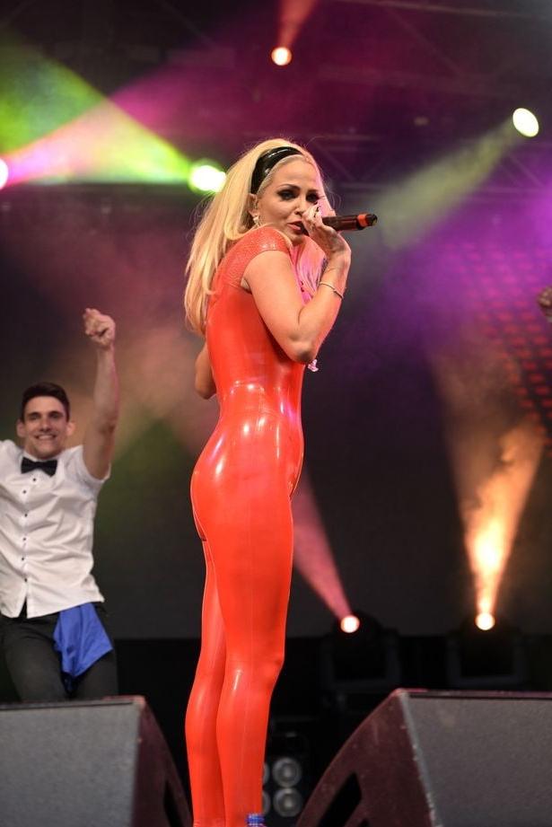 25P Sarah Harding Girls Aloud latex