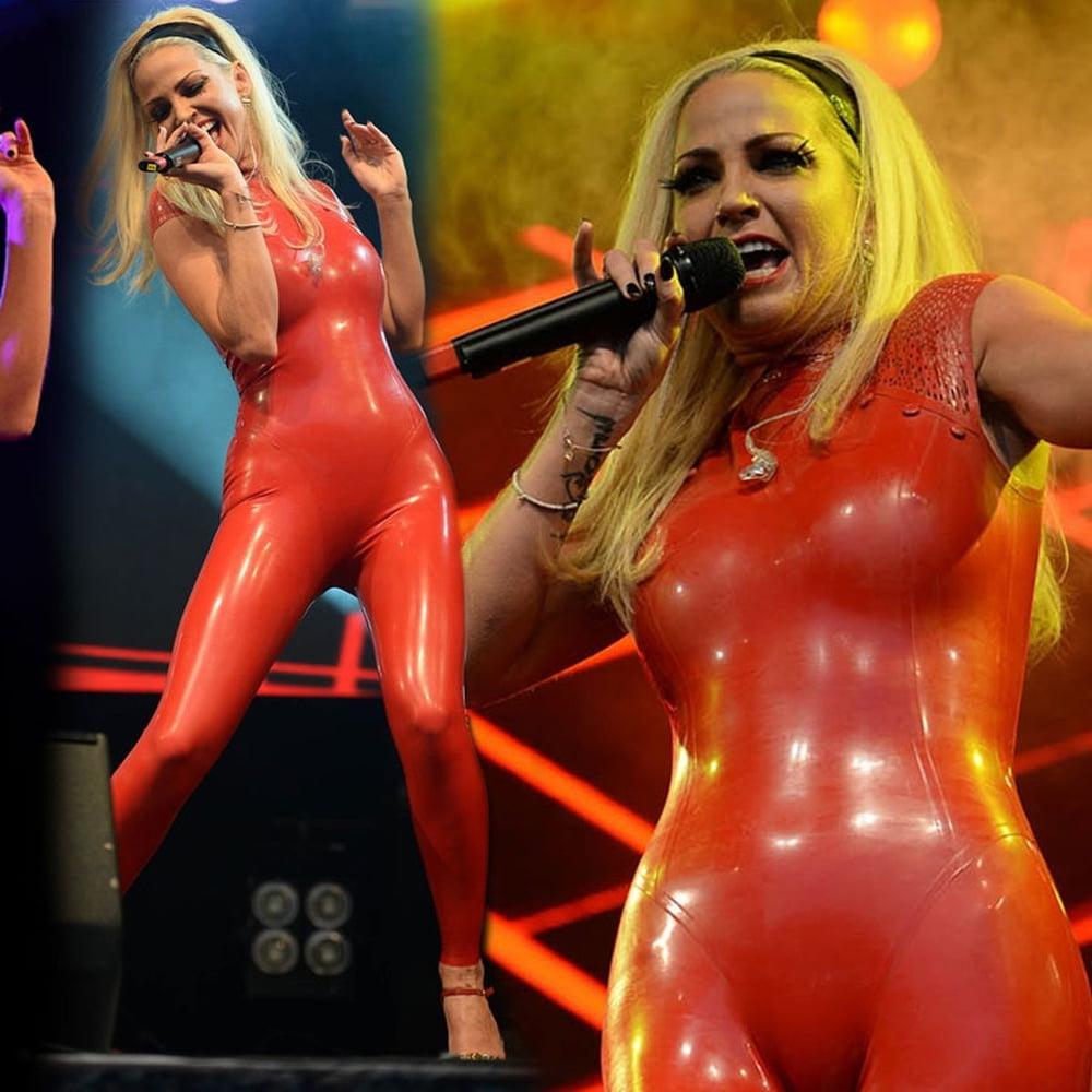 25P Sarah Harding Girls Aloud latex