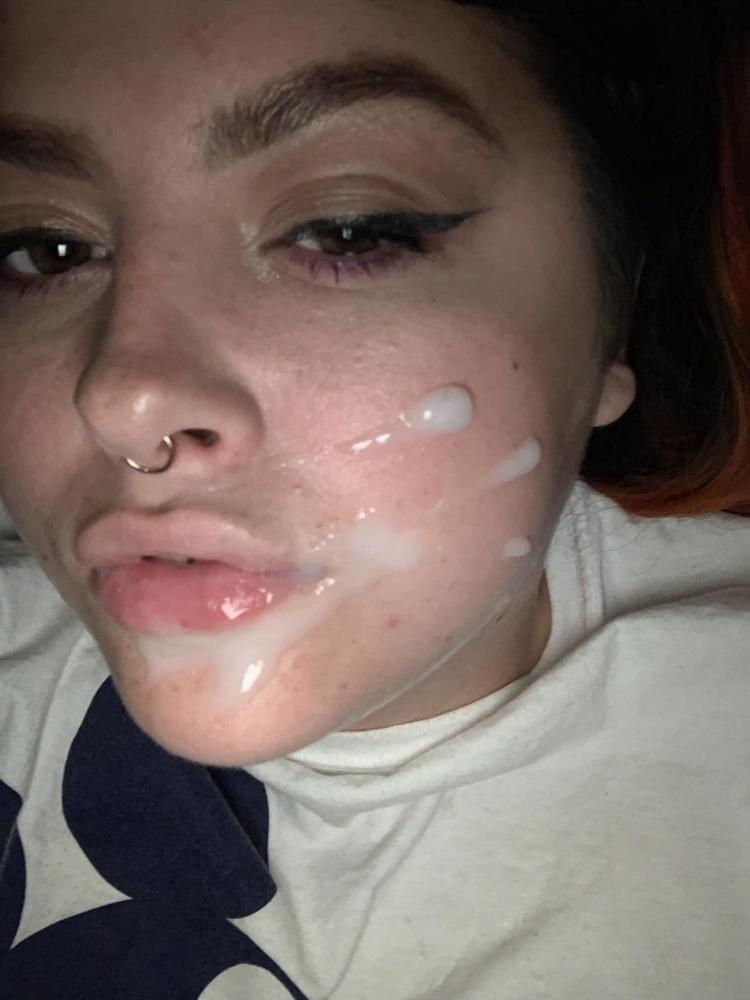 25P sticky facial cumsluts