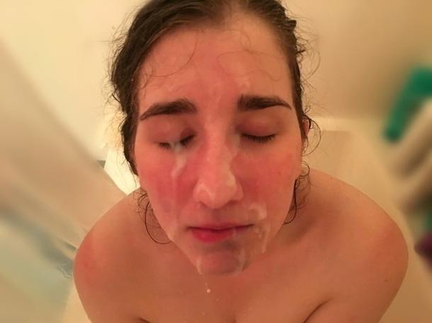 25P sticky facial cumsluts