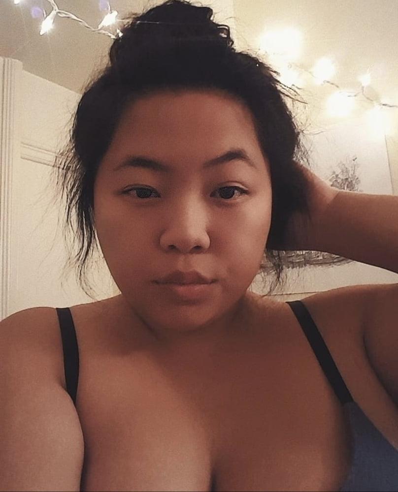 25P Asian BBW Slut show ass, big tits, pussy and suck dick
