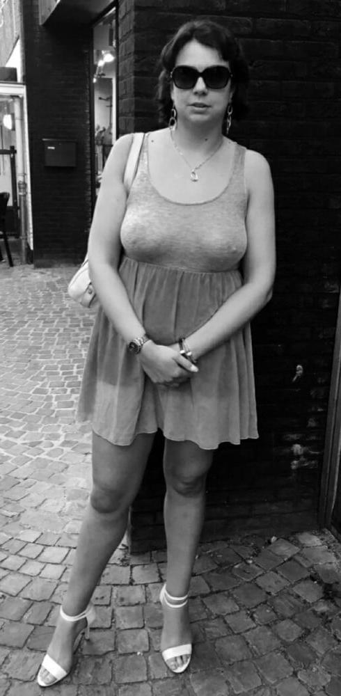 20P see through no bra - transparence 62