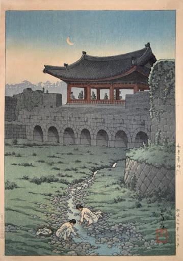 25P Japanese woodprint author Kawase Hasui 1883 1957