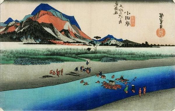 25P Japanese woodprint author Utagawa Hiroshige 1797 1858