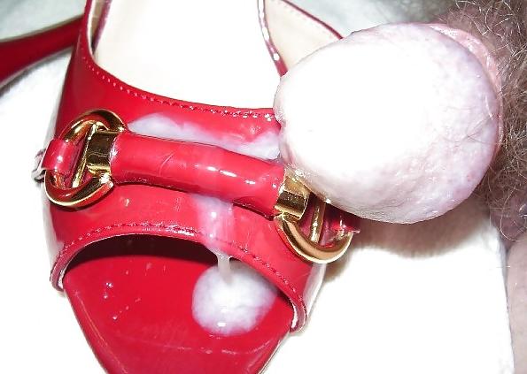 10P Cum on Shoes Schuhe vollgespritzt