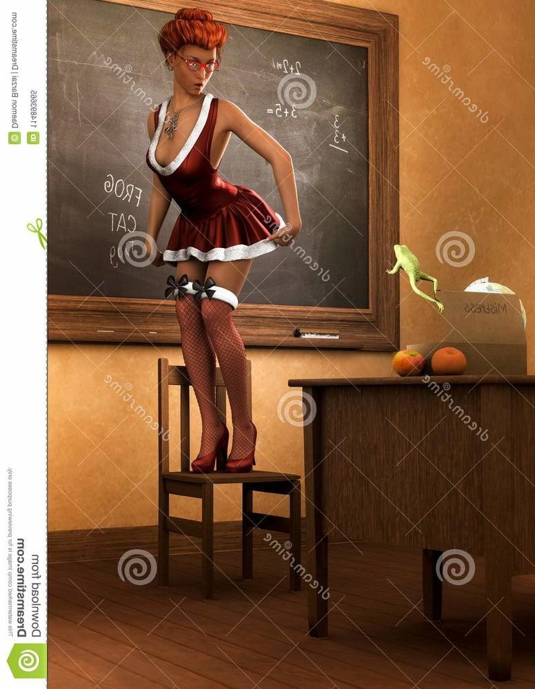 25P Pin up teacher