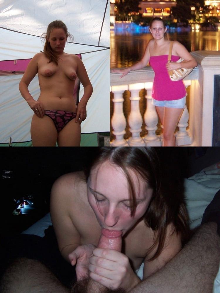 25P Your girlfriend sucks cocks - before after