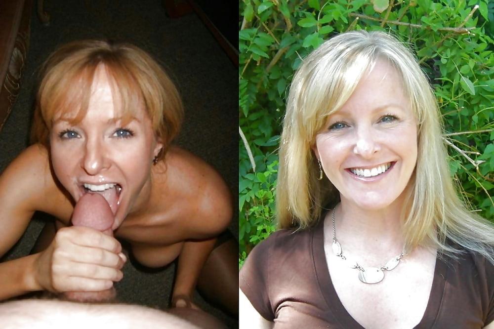 25P Your girlfriend sucks cocks - before after