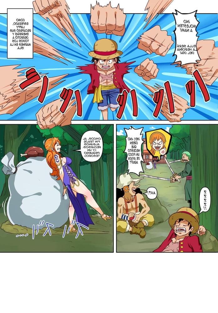 25P Nami &amp; Nico Robin fucking in a bar (One Piece)