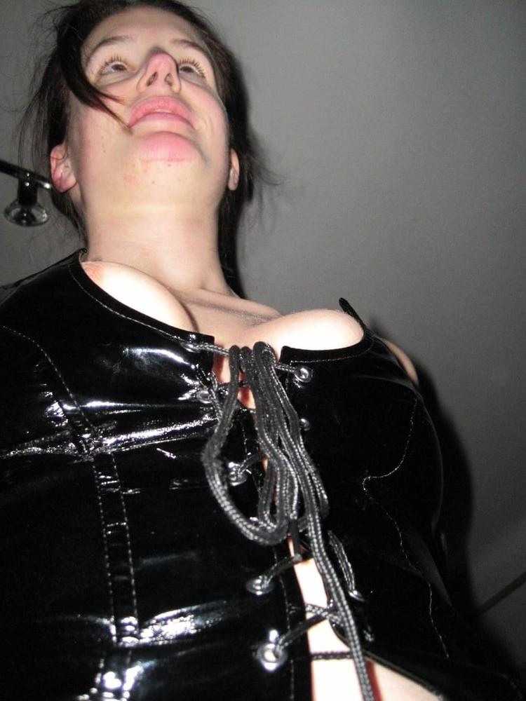 14P ponytailed leather and latex girls 32
